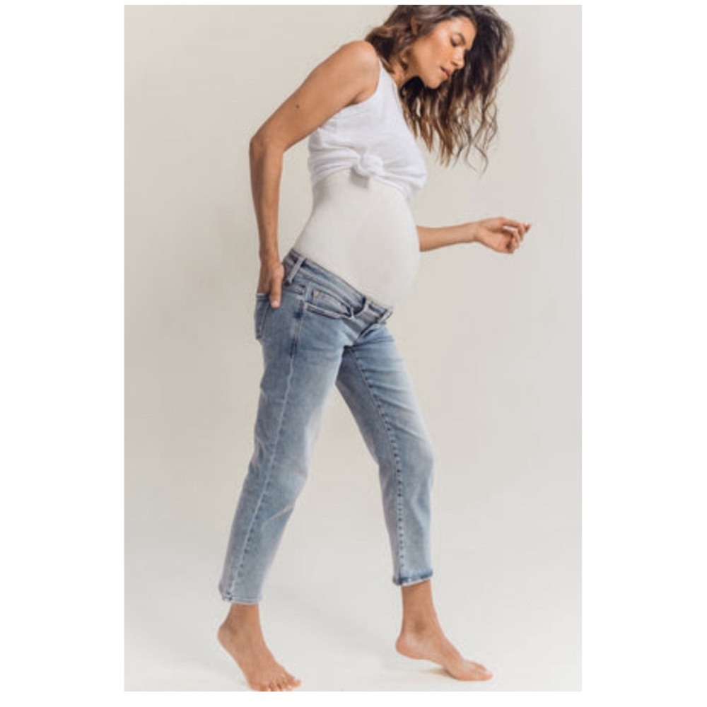 Maternity cropped Jean